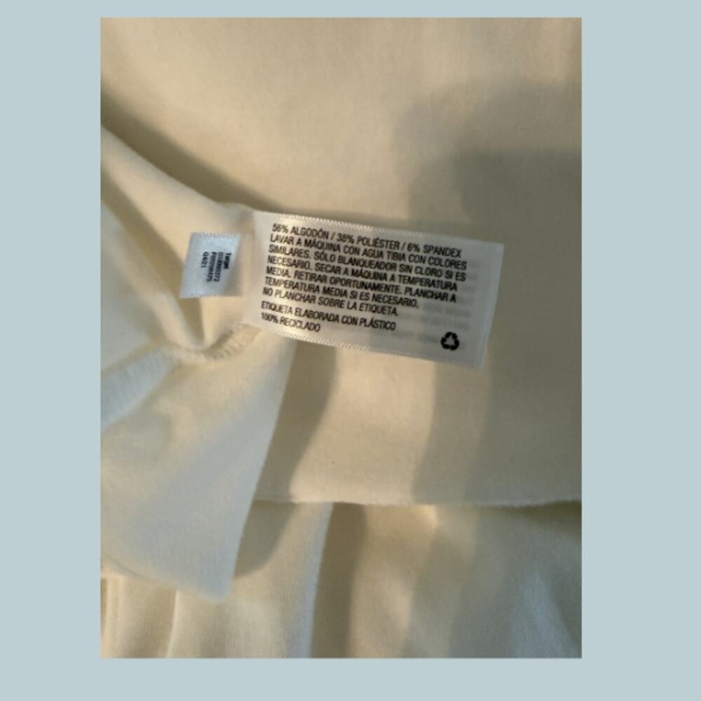 A New Day White High Neck Flowy Tank Maxi Dress Gathered Waist Size Medium - Picture 6 of 6